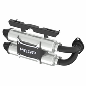 MBRP Performance Series Slip On Dual Stack Exhaust - 2015-17 Polaris RZR XP 1000