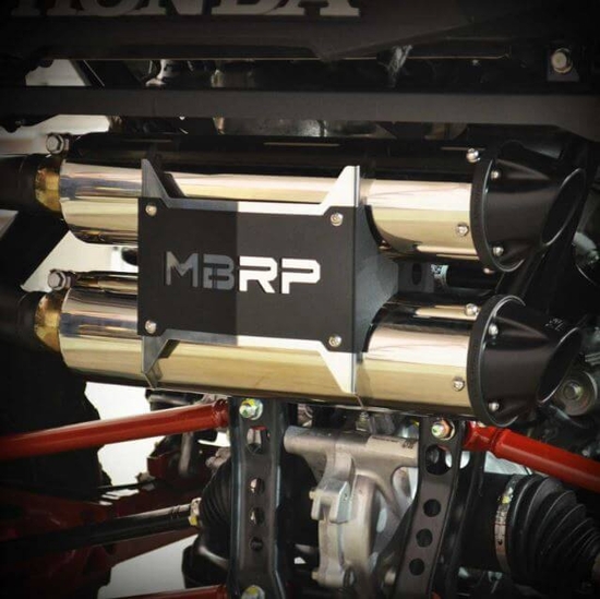 MBRP Performance Series Slip On Dual Stack Exhaust - Honda Talon 1000 - alt image 1