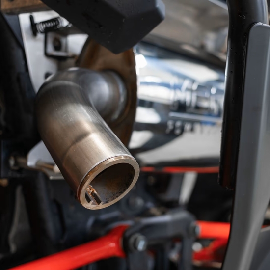 MBRP Sport Series Slip On Oval Exhaust - Polaris RZR PRO S, PRO XP, Turbo R - alt image 2