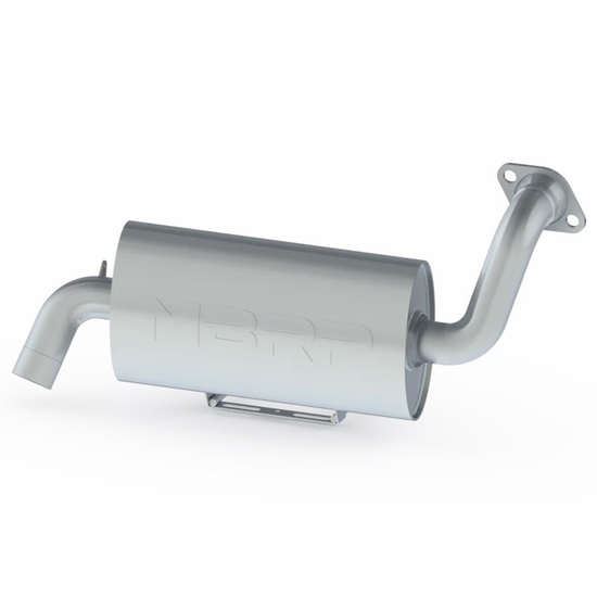 MBRP Sport Series Slip On Oval Exhaust - Polars RZR S 1000, General 1000