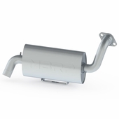 MBRP Sport Series Slip On Oval Exhaust - Polars RZR S 1000, General 1000