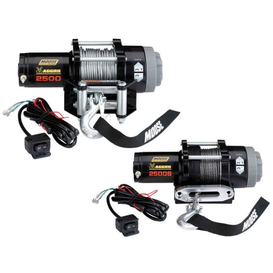 Moose 2500 lb. UTV Aggro Winch Side by Side Stuff