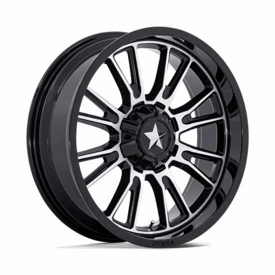 MSA M51 Thunderlips Gloss Black Machined Wheel - 4/137, 4/156