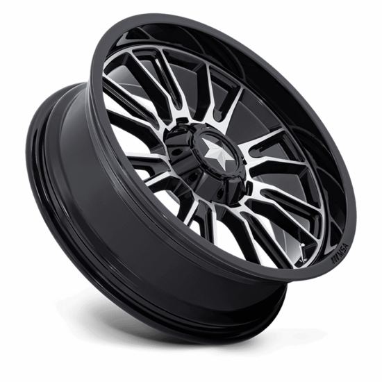 MSA M51 Thunderlips Gloss Black Machined Wheel - 4/137, 4/156 - alt image 0