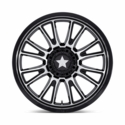 MSA M51 Thunderlips Gloss Black Machined Wheel - 5/4.5