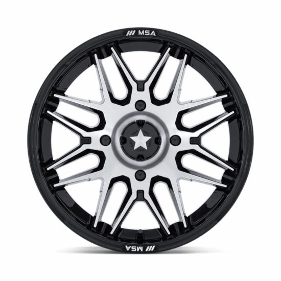 MSA MA052 Radar Gloss Black w/ Machined Face Wheel - 4/156 - alt image 1