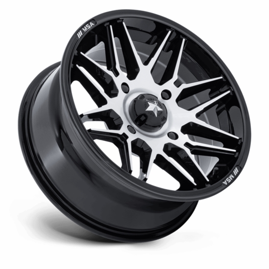 MSA MA052 Radar Gloss Black w/ Machined Face Wheel - 5/4.5 - alt image 0
