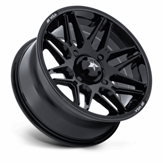 MSA MA052 Radar Gloss Black Wheel - 4/137 - alt image 0
