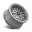 MSA MA053 Bolo Gloss Silver Beadlock Wheel - 4/137