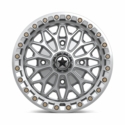 MSA MA053 Bolo Gloss Silver Beadlock Wheel - 4/137