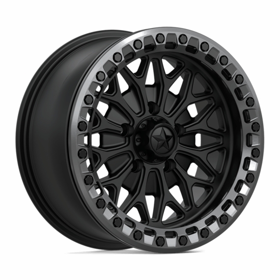 MSA MA053 Bolo Matte Black Beadlock Wheel - 4/156