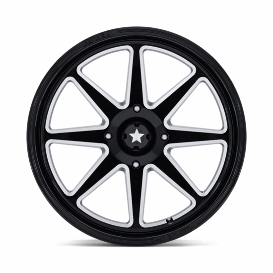 MSA MA054 Spark Gloss Black Milled Wheel - 4/137 - alt image 1