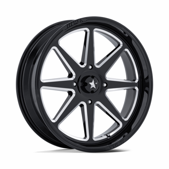 MSA MA054 Spark Gloss Black Milled Wheel - 4/156