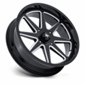 MSA MA054 Spark Gloss Black Milled Wheel - 4/156
