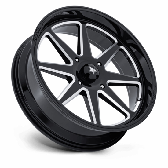 MSA MA054 Spark Gloss Black Milled Wheel - 4/156 - alt image 0