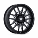 MSA MA055 Commander Gloss Black Milled Wheel - 4/110
