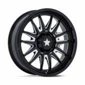 MSA MA055 Commander Gloss Black Milled Wheel - 4/110