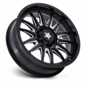 MSA MA055 Commander Gloss Black Milled Wheel - 4/137, 4/156