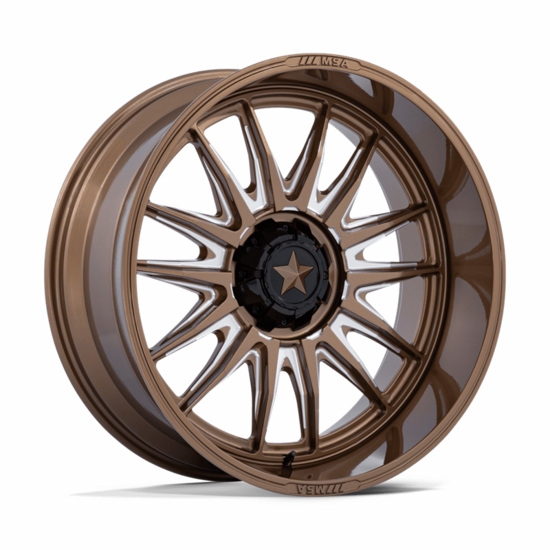 MSA MA055 Commander Gloss Bronze Milled Wheel - 4/110