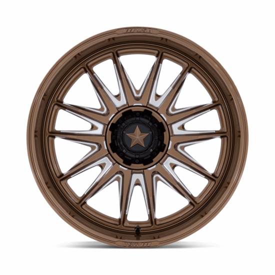 MSA MA055 Commander Gloss Bronze Milled Wheel - 5/4.5 - alt image 1