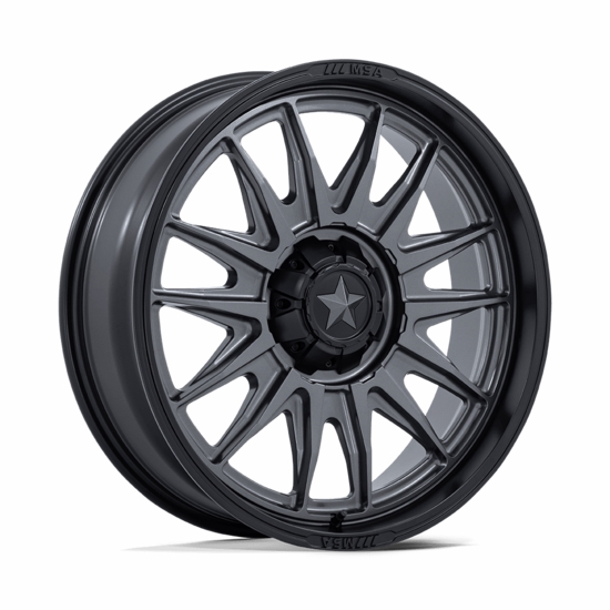 MSA MA055 Commander Matte Gunmetal Wheel - 4/110