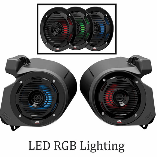MTX Audio 2 Speaker Thunder Audio Kit - Polaris RZR XP 1000, XP Turbo, 900, S 900 (Ride Command) - alt image 0