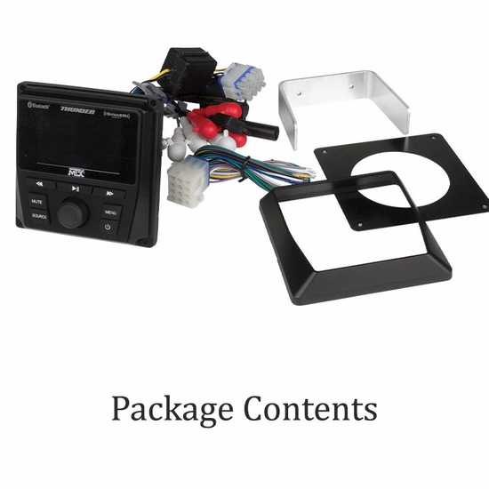 MTX Audio 2 Speaker Thunder Audio Kit - Polaris RZR XP 1000, XP Turbo, XP Turbo S, S 1000, 900, S 900 - alt image 2