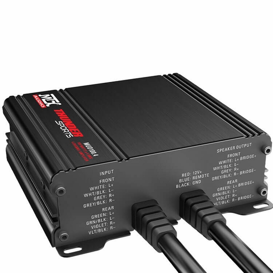 MTX Audio 400W RMS 4-Channel Amplifier - alt image 3