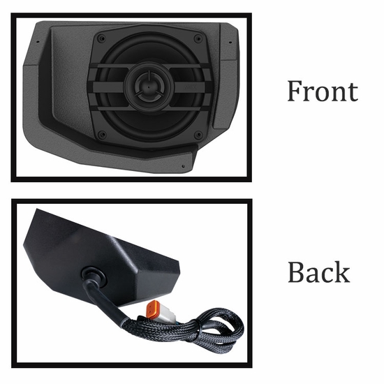 MTX Audio 5 Speaker Thunder Audio Kit - Can Am Maverick X3 - alt image 7