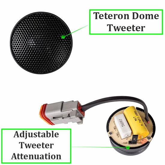 MTX Audio 5 Speaker Thunder Audio Kit - Polaris RZR PRO XP, RZR Turbo R, RZR PRO R - alt image 4