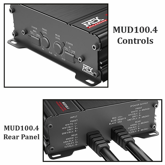 MTX Audio 5 Speaker Thunder Audio Kit - Polaris RZR PRO XP, RZR Turbo R, RZR PRO R - alt image 6