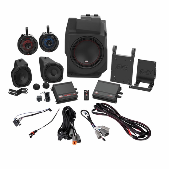 MTX Audio 5 Speaker Thunder Audio Kit - Polaris RZR PRO XP, RZR Turbo R, RZR PRO R w/ Ride Command