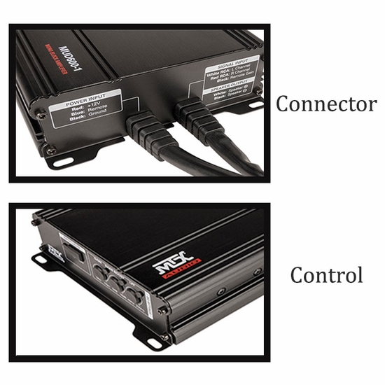 MTX Audio 5 Speaker Thunder Audio Kit - Polaris RZR PRO XP, RZR Turbo R, RZR PRO R w/ Ride Command - alt image 5