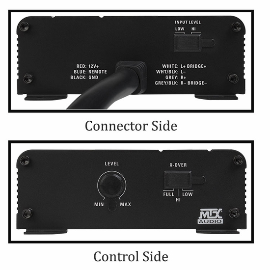 MTX Audio Amplifier and 4 Speaker Pod Package - alt image 5