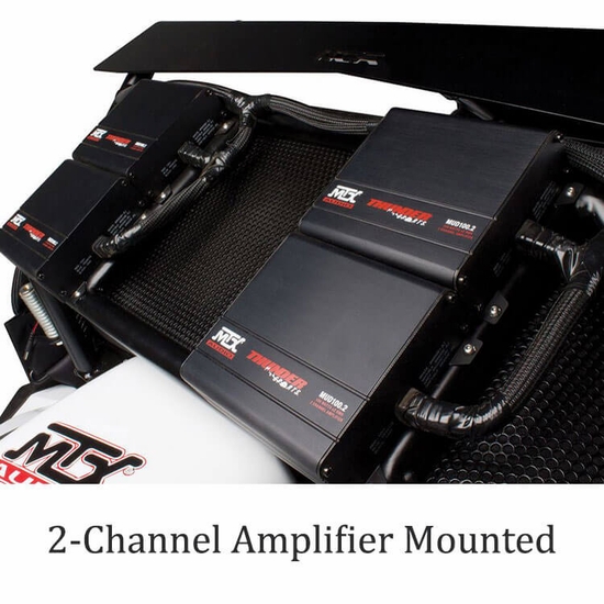 MTX Audio Amplifier and 4 Speaker Pod Package - alt image 7