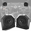 MTX Audio Bluetooth 4 Speaker, Amplifier and Subwoofer Kit - 2014-19 Polaris RZR XP 1000, XP Turbo, S 1000, 900, S 900