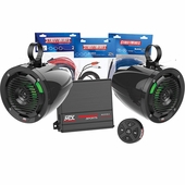 MTX Audio Bluetooth, Amplifier, 2 Tower Speaker Package