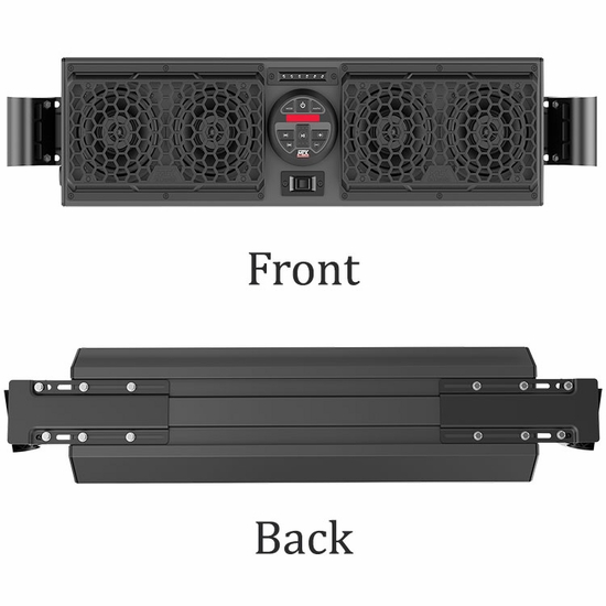 MTX Audio Bluetooth Overhead System w/ Tower Speakers and Amplifier - Polaris RZR XP 1000, XP Turbo, S 1000, 900, S 900 - alt image 0