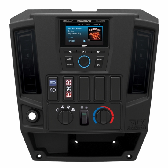 MTX Audio Dash Kit for All-Weather Bluetooth Media Controller - Polaris Ranger - alt image 1