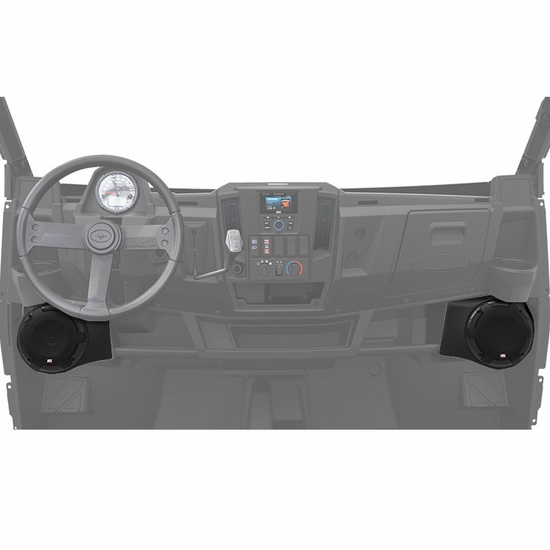 MTX Audio Dash Mount Speaker Pods (Sold in Pairs) - 2014-18 Full Size Polaris Ranger w/ Pro-Fit Cage - alt image 0