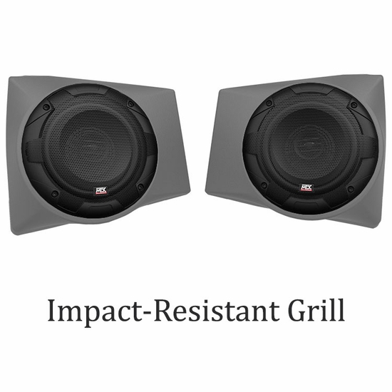 MTX Audio Dash Mount Speaker Pods (Sold in Pairs) - 2014-18 Full Size Polaris Ranger w/ Pro-Fit Cage - alt image 4