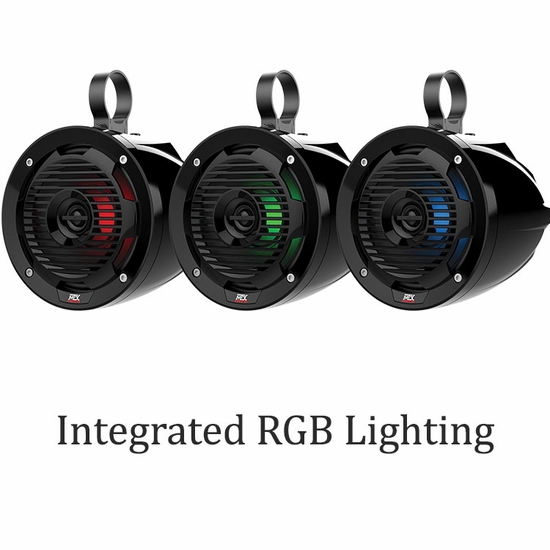 MTX Audio Rear Thunder 6.5 Inch Speaker Pods (Sold in Pairs) - Polaris RZR PRO XP 4, RZR Turbo R 4, RZR PRO R 4 - alt image 1