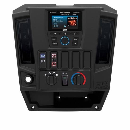 MTX Stage 3 Audio System - 2013-19 Full Size Polaris Ranger w/ Pro-Fit Cage - alt image 2