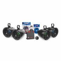 MTX Universal Bluetooth Audio, Amplifier, 4 Roll Cage Speakers Package