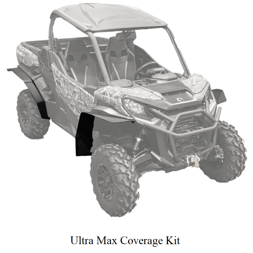 Can Am Commander 1000R XT Fender Flares Side by Side Stuff