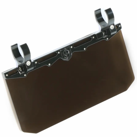 Pro Armor 12 Inch Tinted Aluminum Visor w/ 1.75 Inch Clamp - alt image 0