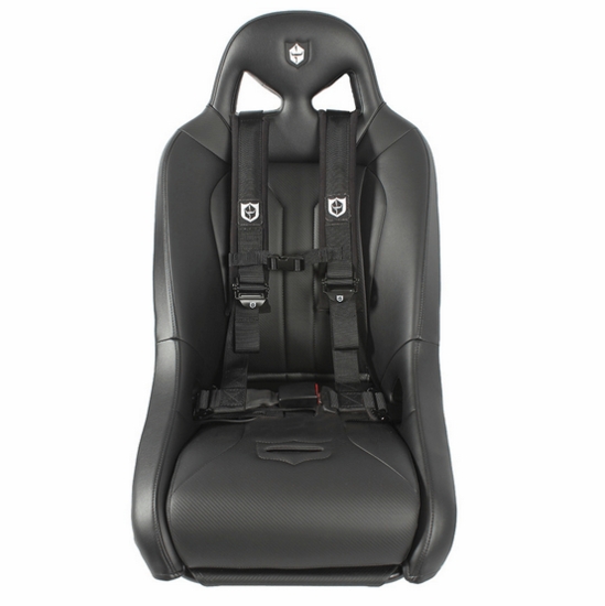 Pro Armor 2 Inch Wide Driver Side Auto-Style Harness - Black - alt image 2