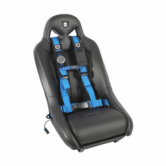 Pro Armor 2 Inch Wide Driver Side Auto-Style Harness - Blue - alt image 0