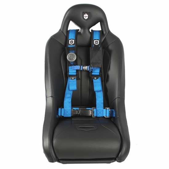 Pro Armor 2 Inch Wide Driver Side Auto-Style Harness - Blue - alt image 1