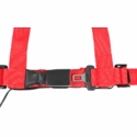 Pro Armor 2 Inch Wide Driver Side Auto-Style Harness - Red